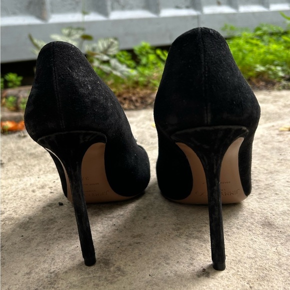 Jimmy Choo Jasmine Black Suede pump with crystals, size 37 - Picture 5 of 12